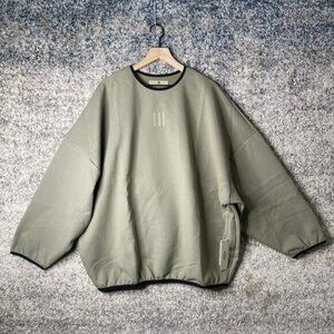 Adidas Fear of God Athletics Suede Fleece Crewneck Sweatshirt Clay XL IS5304